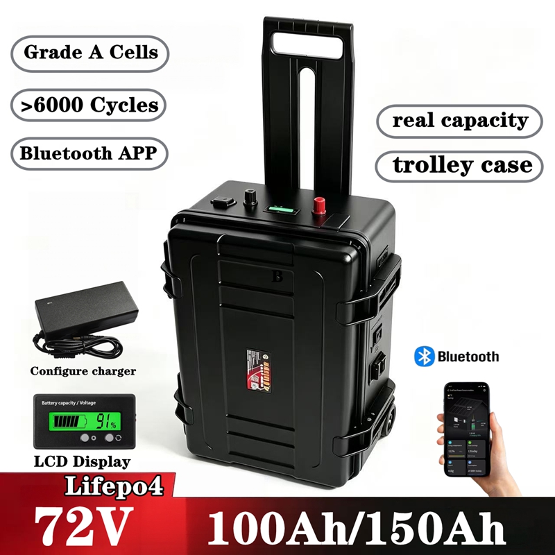 Pacco batterie al litio LiFePO - Lifepo4 72V 100Ah Battery Pack Ev recensione e prezzo